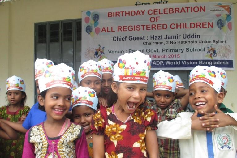 Help the children in your sponsored child's community know they're special with a birthday celebration.