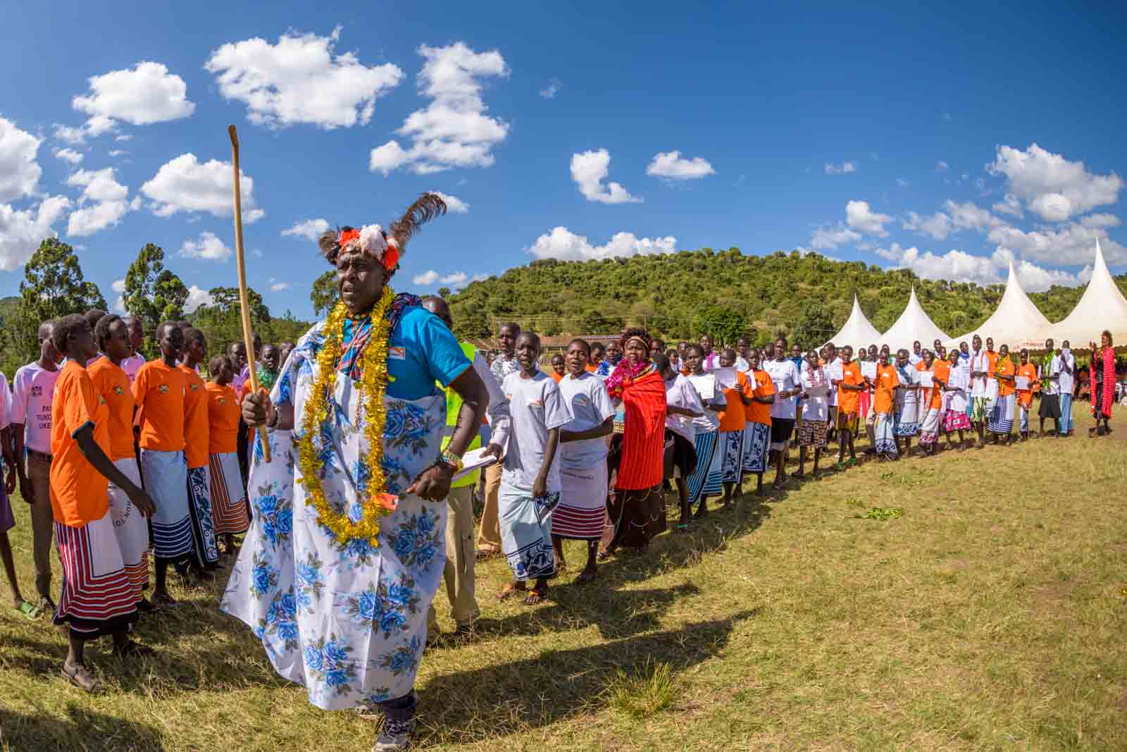 FGM Alternative Rite of Passage in Kenya With a joyous celebration, teens in rural West Pokot, Kenya, are leaving painful, dangerous female genital mutilation (FGM) and early marriage behind.