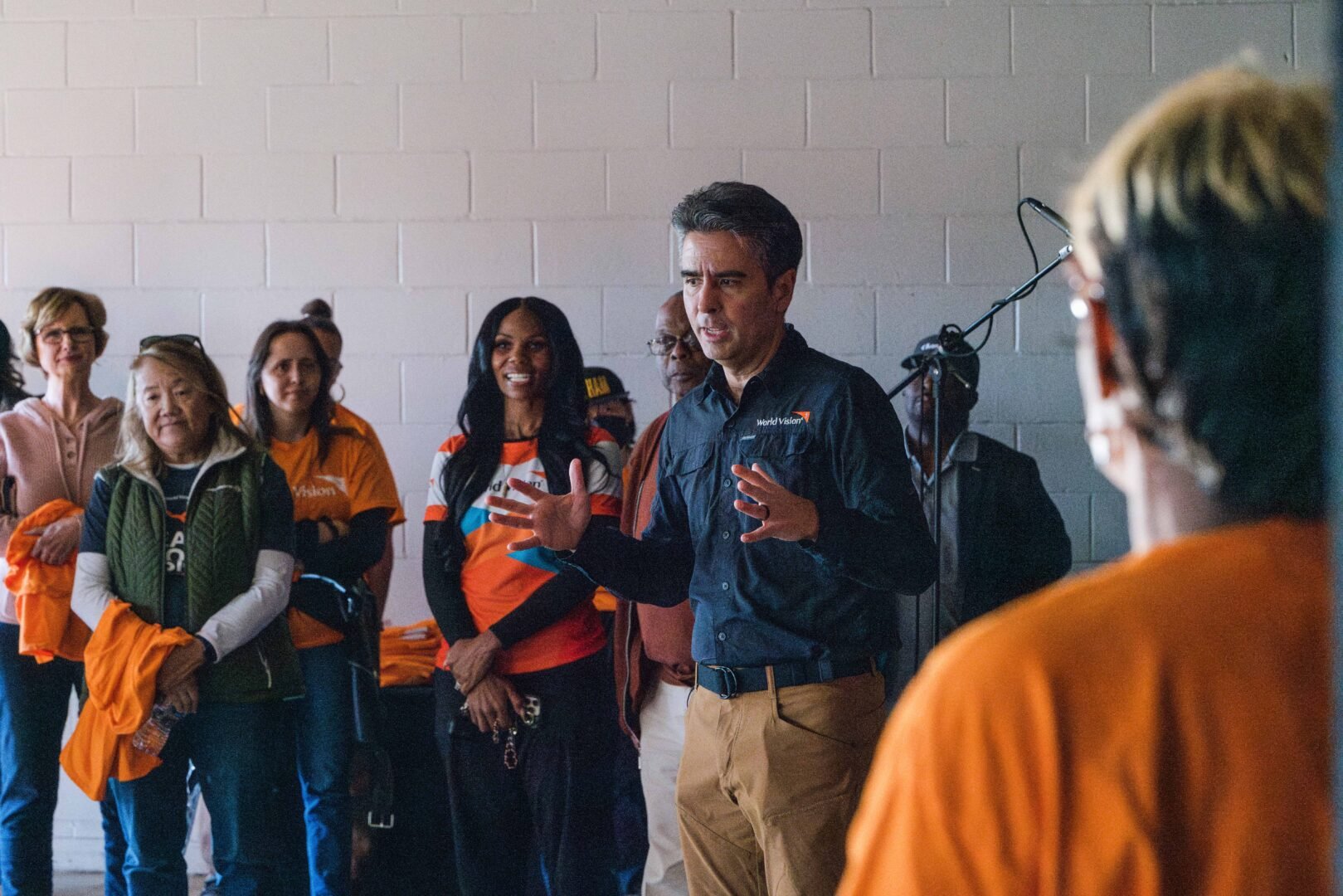 edgar speaking to a group