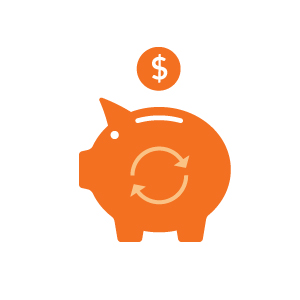 Loan repaid - money is recycled to another person in the community.