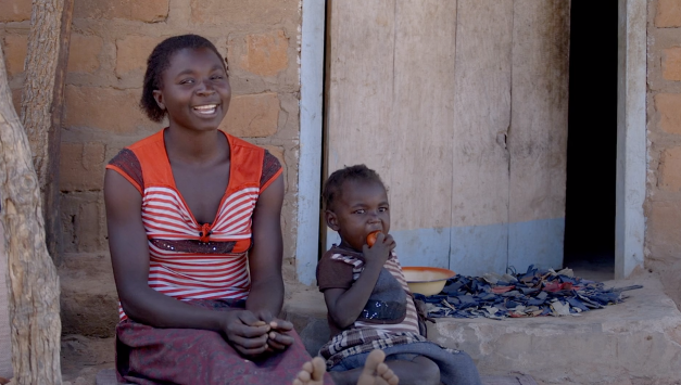 Doreen was able to get care for her baby because of help from a World Vision-trained Community Health Worker.